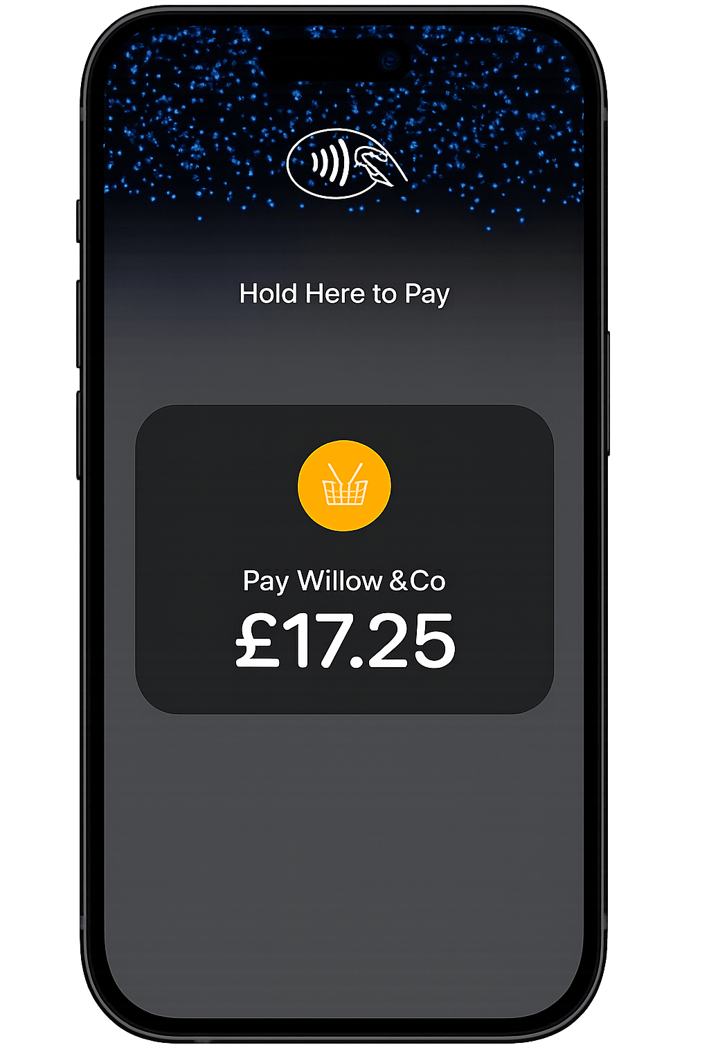 Tap to Pay on a phone with OneDiary